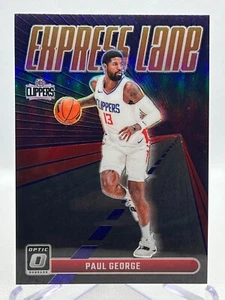 PAUL GEORGE 2023-24 Panini Donruss Optic #15 Express Lane HOLO PRIZM Insert - Picture 1 of 2