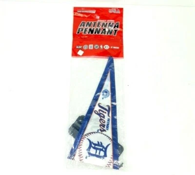 MLB Detroit Tigers Car Antenna Pennant Mini Baseball Team Logo Rico Industries - Image 1 of 4