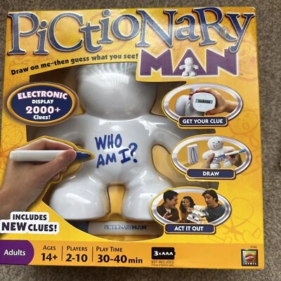 PICTIONARY MAN Charades Draw Game 2010 Complete Working - Image 1 of 4