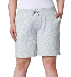 New Mondetta Ladies’ Ultra-Soft Active Bermuda Short Extra Large XL Light Grey - Picture 1 of 4