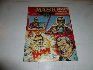 MASK Comic - No 63 - Date 25/06/1988 - UK Paper Comic (Inc Center Poster) - Picture 1 of 4