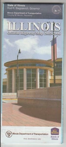 Illinois Map Folded 2005 Department of Transportation - Imagen 1 de 6