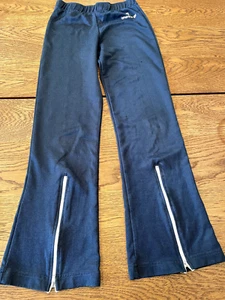 VINTAGE- 90S American Girl- girls pants Size Small Track Pants Navy - Picture 1 of 4