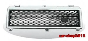 Fit for 2003-2005 LAND ROVER RANGE ROVER L322 Front Bumper Grille Chrome & Black - Foto 1 di 1