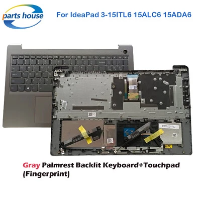 New Palmrest Keyboard Touchpad For Lenovo IdeaPad 3-15 82H8 82KR 82KU 5CB1B65660 - Image 1 of 4