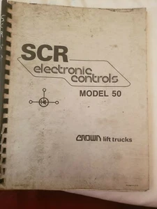 CROWN SCR ELEKTRONISCHE STEUERUNGEN MODELL 50 SERVICEHANDBUCH  - Bild 1 von 3