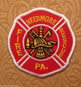 Needmore Fire Rescue Patch - Pennsylvania - 3 1/4" x 3 1/4" - Picture 1 of 1