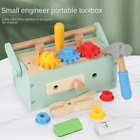 Nut Disassembly Wooden Toy Toolbox Educational Simulation Repair Tool Kit