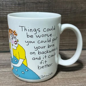 Hallmark Shoebox Saluti Tazza Caffè Reggiseno Indietro 1987 - Foto 1 di 8