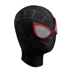 Cosplay Into the Spider Verse Spiderman Miles Balaclava Hood Superhero Mask Prop - Picture 1 of 12