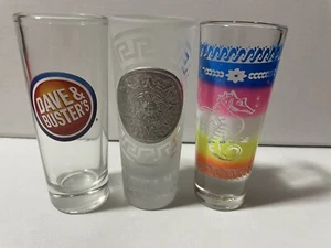 "Lote de tres (3) vasos de chupito de 4"" de alto Cozumel y Tijuana México usados en excelente estado" - Imagen 1 de 3