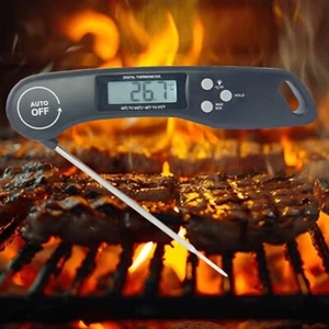 Digital Food Thermometer BBQ Cooking Probe Auto-Off °C/°F Switch Magnet Hold - Picture 1 of 10