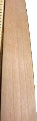 Rollo de canteado de madera de cerezo de 1 mm de espesor 7/8" x 120" sin adhesivo 0,040" de espesor Foto 1 de 4