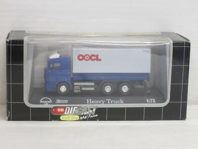 MAN F2000 Pritschenlastwagen mit Plane in blau "OOCL", OVP, Dickie, 1:72 - Bild 1 von 4
