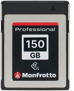Manfrotto Professional 150GB PCIe 3.0 CFexpress™ Type B Memory Card - Picture 1 of 6