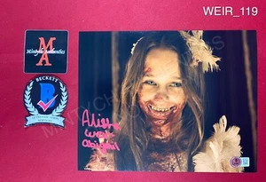 Alisha Weir autographed signed 8x10 photo Abigail horror Beckett COA - Picture 1 of 3