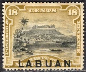 LABUAN 1894 STAMP Sc. # 55 MNG - Picture 1 of 2