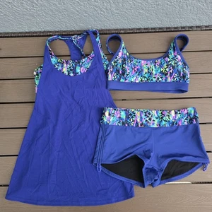 TYR Machu Pichau Multicolor Racerback Top mit Boyshorts & Tank Gr. S Neu Probe - Bild 1 von 5