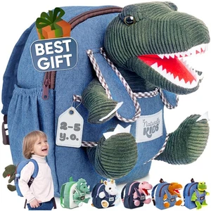 Zaino Dinosauro Verde, Giocattoli Dinosauri per Ragazzi, Zaino Bambino - Foto 1 di 5