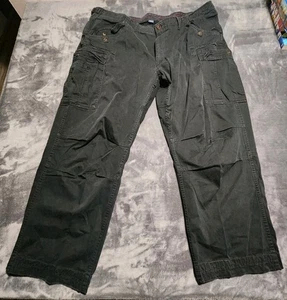 Polo Ralph Lauren Cargo Pants Mens 44B 30 Black Pockets Z* - Picture 1 of 9