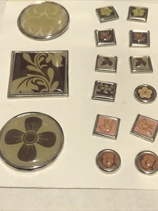 Vagabond Brads Style ? - 15 Loose Pack - Various Size -  Kaiser Scrapbook As Is - Picture 1 of 1