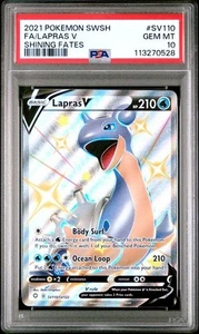Lapras V Shiny Full Art PSA 10 Shining Fates #SV110 2021 Pokemon - Bild 1 von 2