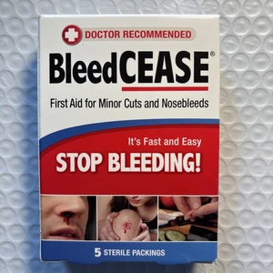 Bleedcease Stop Blutungen Erste Hilfe bei Schnitten & Nasenbluten Ablaufdatum 2027 - Bild 1 von 2