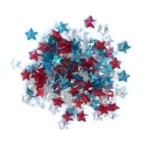 Patriotic Stars - Sparkletz Embellishments SPK120 - Buttons Galore - Picture 1 of 2