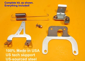 For MOPAR LA Tall Intake THROTTLE BRACKET Kit 340 360 318 Dodge Plymouth 67-91 - Bild 1 von 4