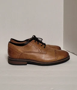 Nunn Bush Overland 84775-239 Hombres Cuero Marrón Puntera Brogue Zapatos Oxford 10.5 - Imagen 1 de 11