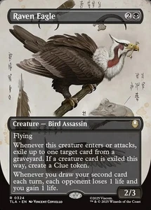 1x - Raven Eagle - Borderless #324 - Avatar: The Last Airbender - NM MTG - Picture 1 of 1