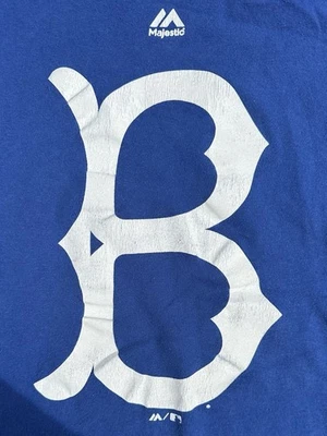 Brooklyn Dodgers (B Logo) Majestic Men’s Size M Tshirt - Image 1 of 4