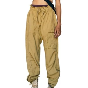 FP FREE PEOPLE MOVEMENT Spring Trekker leichte Hose salbeigrün neu ohne Etikett Large - Bild 1 von 10