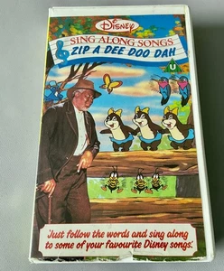 vhs Disney sing along songs Zip a dee doo dah - Picture 1 of 3