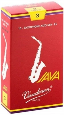 DANSR INC Vandoren Alto Sax Java Red Reeds - Strength 3 - 10-pack - SR263R