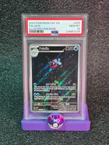 2024 POKEMON PAF EN-PALDEAN FATES ILUSTRACIÓN RARA #225 PALAFIN PSA 10 - Imagen 1 de 2
