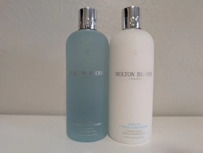 NUEVO Juego de champú y acondicionador Molton Brown Coastal Cypress & Sea Fennel 300 ml Ea Foto 1 de 3