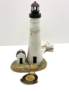 Lefton Historic America Lighthouse Key West Leuchtturm Tischlampe getestet funktioniert - Bild 1 von 11