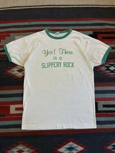 1970s Champion Slippery Rock University Vintage Shirt Size XL Pennsylvania - Picture 1 of 8