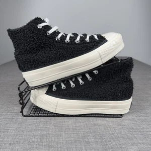 Converse Chuck Taylor All Star Lift High Mujer’s Talla 7 Negro Sherpa 573211C - Imagen 1 de 12