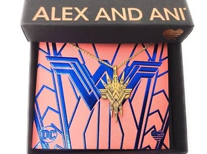 Alex And Ani Wonder Woman Spikes Halskette 26 " 14kt Vergoldet Neu Tag Kiste - Bild 1 von 2