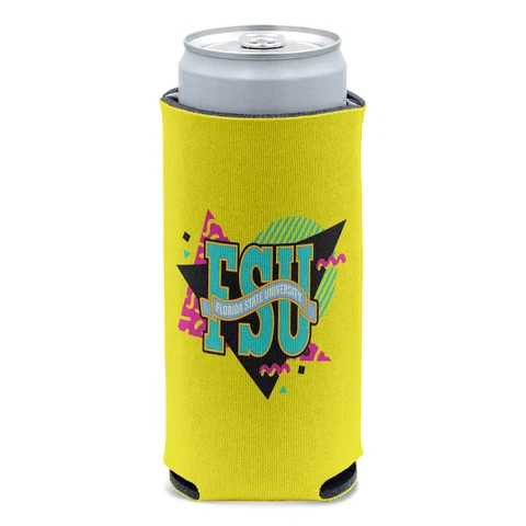 WinCraft Florida State Seminoles Beach Club 12oz. Shapes Slim Can Cooler Cover