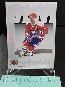 Mike Gartner 2023-24 Upper Deck Trilogy Generations Washington Capitals #TG-17A - Picture 1 of 12