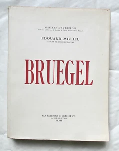 Edouard Michel. Bruegel - Envoi Signé - Editions G. Crès 1931 - Imagen 1 de 8