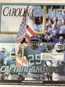 North Carolina UNC Tar Heels Newspaper Blue 2010 Merletti Reddick Bruycker - Picture 1 of 21