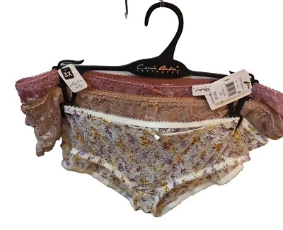 CARRIE AMBER INTIMATES .. PRETTY LACE PANTIES.. 3 PACK.  3XL .. NEW WITH TAGS - Image 1 of 3
