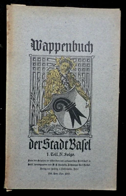 Wappenbuch der Stadt Basel (c1920s) v1/Pt 4 - Lotz, Durst, Knopf+, Swiss History - Image 1 of 4