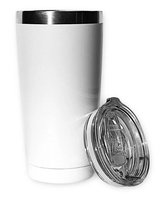 20oz Stainless Steel Tumbler Slider Lid Vacuum Insulated Travel Cup Coffee Mug - Image 1 of 4
