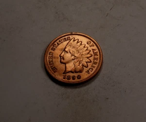 1890 Indian Head Cent Penny * AU/Uncirculated * XI141 - Picture 1 of 2