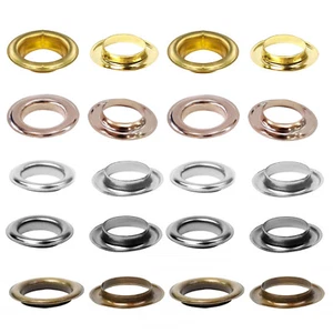 Ojales grandes de metal y latón de 30 mm 40 mm oro plata bronce ojales con arandela - Imagen 1 de 29
